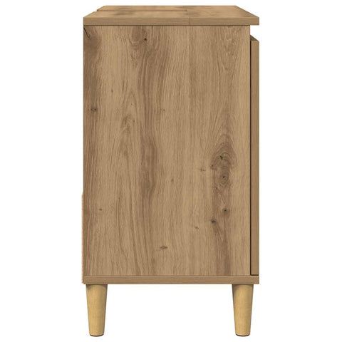 vidaXL Sink Cabinet Artisan Oak 65x33x60 cm Engineered Wood
