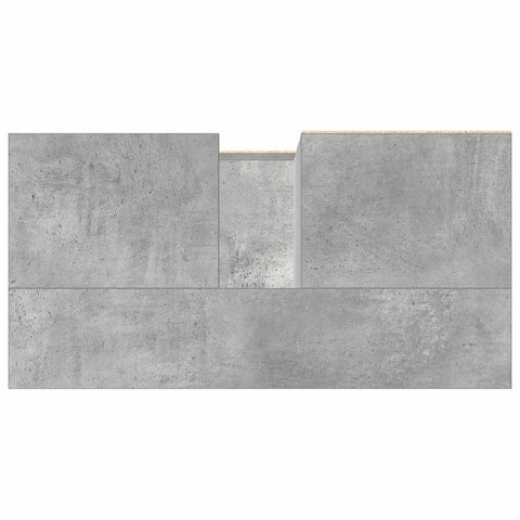 vidaXL Sink Cabinet Concrete Grey 65x33x60 cm Engineered Wood