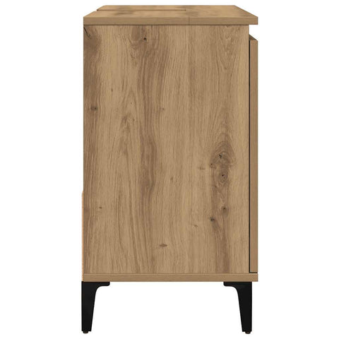 vidaXL Sink Cabinet Artisan Oak 65x33x60 cm Engineered Wood