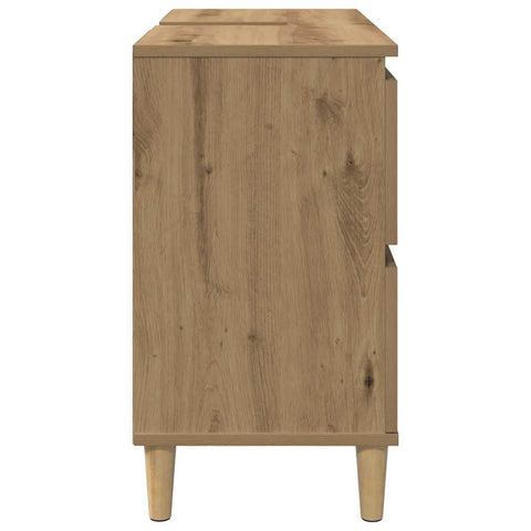 vidaXL Sink Cabinet Artisan Oak 80x33x60 cm Engineered Wood