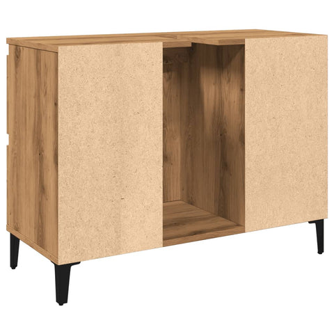 vidaXL Sink Cabinet Artisan Oak 80x33x60 cm Engineered Wood