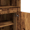 vidaXL Highboard Old Wood 60x35.5x103.5 cm Engineered Wood