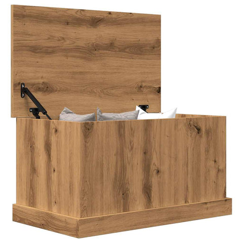 vidaXL Storage Box Artisan Oak 70x40x38 cm Engineered Wood