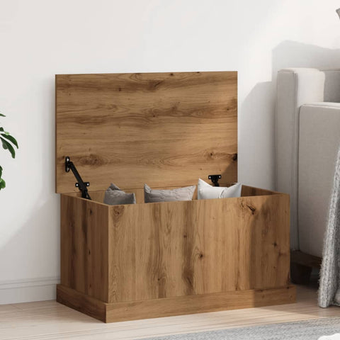 vidaXL Storage Box Artisan Oak 70x40x38 cm Engineered Wood