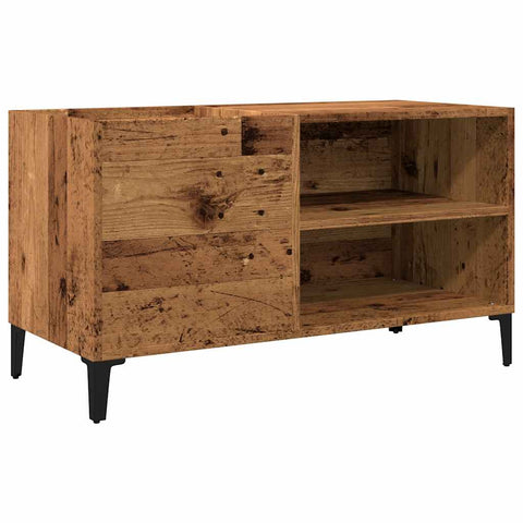 vidaXL Record Cabinet Old Wood 84.5x38x48 cm Engineered Wood