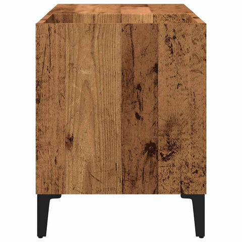 vidaXL Record Cabinet Old Wood 84.5x38x48 cm Engineered Wood