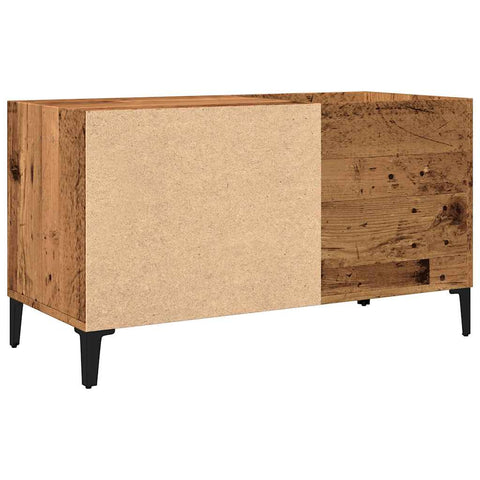 vidaXL Record Cabinet Old Wood 84.5x38x48 cm Engineered Wood