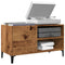 vidaXL Record Cabinet Old Wood 84.5x38x48 cm Engineered Wood
