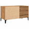 vidaXL Record Cabinet Artisan Oak 84.5x38x48 cm Engineered Wood