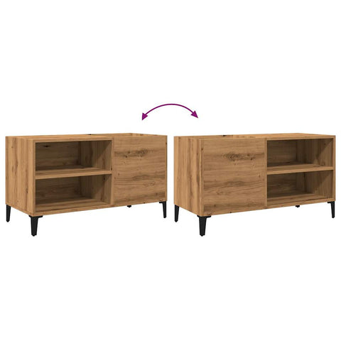 vidaXL Record Cabinet Artisan Oak 84.5x38x48 cm Engineered Wood