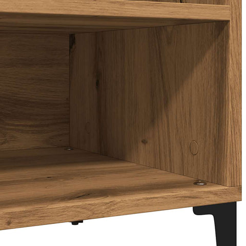 vidaXL Record Cabinet Artisan Oak 84.5x38x48 cm Engineered Wood