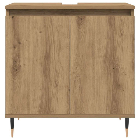 vidaXL Bathroom Cabinet Artisan Oak 58x33x60 cm Engineered Wood