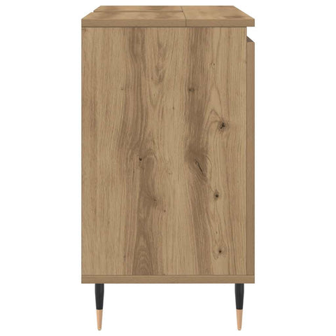 vidaXL Bathroom Cabinet Artisan Oak 58x33x60 cm Engineered Wood