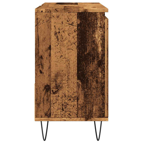 vidaXL Sink Cabinet Old Wood 65x33x60 cm Engineered Wood