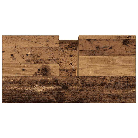 vidaXL Sink Cabinet Old Wood 65x33x60 cm Engineered Wood