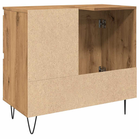 vidaXL Sink Cabinet Artisan Oak 65x33x60 cm Engineered Wood