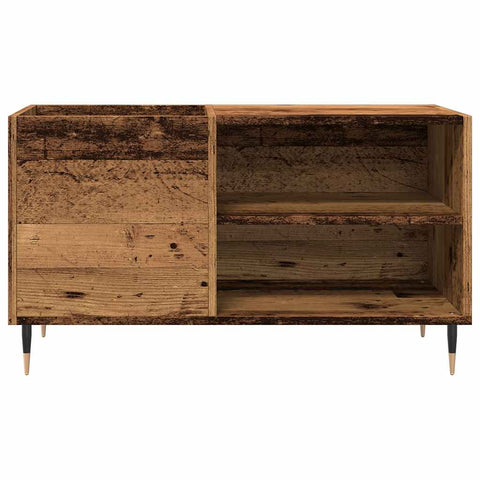 vidaXL Record Cabinet Old Wood 84.5x38x48 cm Engineered Wood