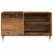 vidaXL Record Cabinet Old Wood 84.5x38x48 cm Engineered Wood