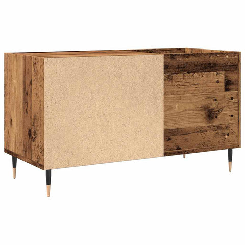 vidaXL Record Cabinet Old Wood 84.5x38x48 cm Engineered Wood