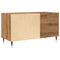 vidaXL Record Cabinet Artisan Oak 84.5x38x48 cm Engineered Wood