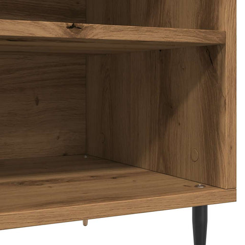 vidaXL Record Cabinet Artisan Oak 84.5x38x48 cm Engineered Wood