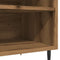 vidaXL Record Cabinet Artisan Oak 84.5x38x48 cm Engineered Wood