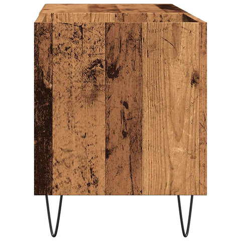 vidaXL Record Cabinet Old Wood 84.5x38x48 cm Engineered Wood