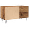 vidaXL Record Cabinet Old Wood 84.5x38x48 cm Engineered Wood