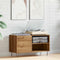 vidaXL Record Cabinet Artisan Oak 84.5x38x48 cm Engineered Wood