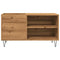 vidaXL Record Cabinet Artisan Oak 84.5x38x48 cm Engineered Wood