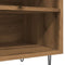 vidaXL Record Cabinet Artisan Oak 84.5x38x48 cm Engineered Wood