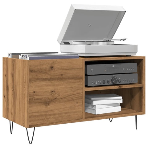 vidaXL Record Cabinet Artisan Oak 84.5x38x48 cm Engineered Wood