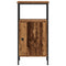 vidaXL Bedside Cabinet Old Wood 41x31x80 cm Engineered Wood