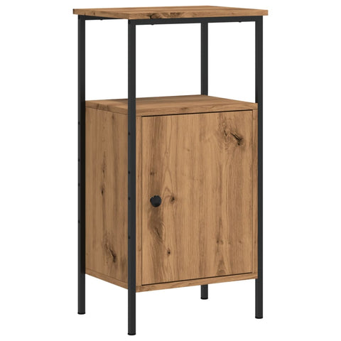 vidaXL Bedside Cabinet Artisan Oak 41x31x80 cm Engineered Wood