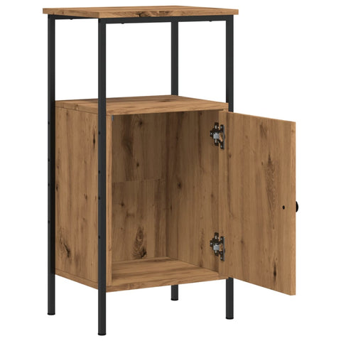 vidaXL Bedside Cabinet Artisan Oak 41x31x80 cm Engineered Wood