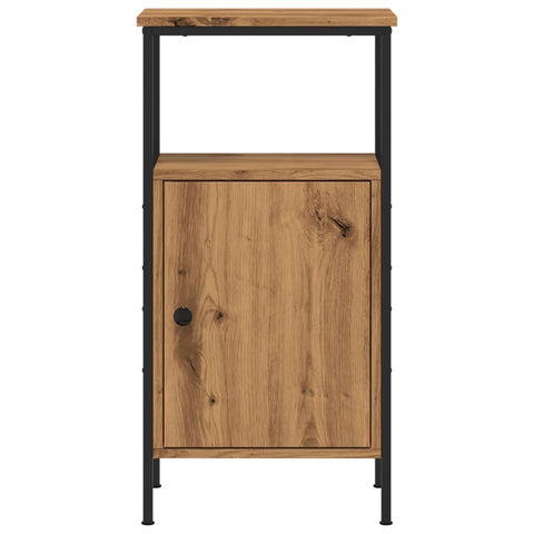 vidaXL Bedside Cabinet Artisan Oak 41x31x80 cm Engineered Wood