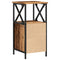 vidaXL Bedside Cabinets 2 pcs Old Wood 34x35.5x70 cm Engineered Wood