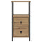 vidaXL Bedside Cabinets 2 pcs Artisan Oak 34x35.5x70 cm Engineered Wood