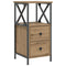 vidaXL Bedside Cabinets 2 pcs Artisan Oak 34x35.5x70 cm Engineered Wood