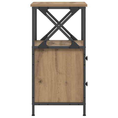 vidaXL Bedside Cabinets 2 pcs Artisan Oak 34x35.5x70 cm Engineered Wood