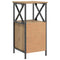 vidaXL Bedside Cabinets 2 pcs Artisan Oak 34x35.5x70 cm Engineered Wood