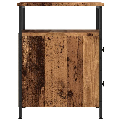 vidaXL Bedside Cabinet Old Wood 44x45x60 cm Engineered Wood