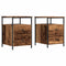 vidaXL Bedside Cabinets 2 pcs Old Wood 44x45x60 cm Engineered Wood