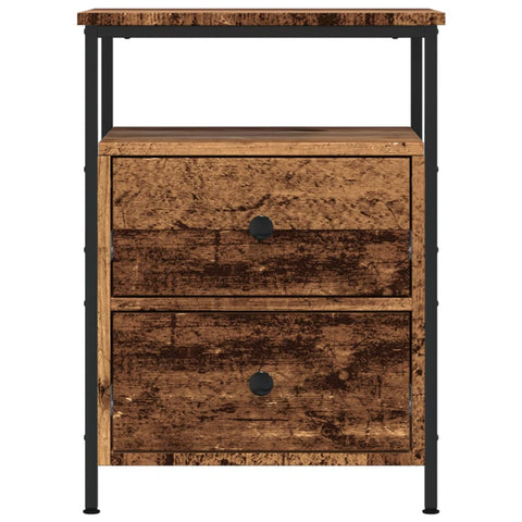 vidaXL Bedside Cabinets 2 pcs Old Wood 44x45x60 cm Engineered Wood
