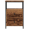 vidaXL Bedside Cabinets 2 pcs Old Wood 34x35.5x50 cm Engineered Wood