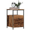 vidaXL Bedside Cabinets 2 pcs Old Wood 34x35.5x50 cm Engineered Wood