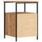 vidaXL Bedside Cabinet Artisan Oak 34x35.5x50 cm Engineered Wood