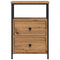 vidaXL Bedside Cabinets 2 pcs Artisan Oak 34x35.5x50 cm Engineered Wood