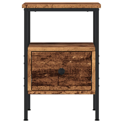 vidaXL Bedside Cabinets 2 pcs Old Wood 34x36x50 cm Engineered Wood