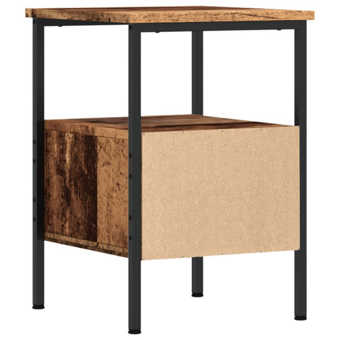 vidaXL Bedside Cabinets 2 pcs Old Wood 34x36x50 cm Engineered Wood